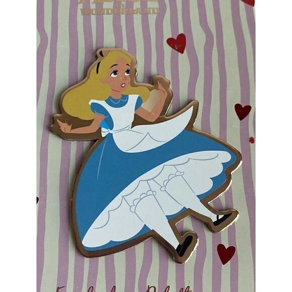 Set Of 12 Shades DISNEY ALICE In WONDERLAND EYESHADOW PALETTE W/ Mirror NEW - Picture 5 of 16